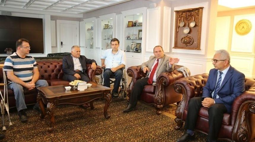 Anadolu Sakatlar Derneği&rsquo;nin &lsquo;sosyal Belediye&rsquo; Melikgazi Ziyareti