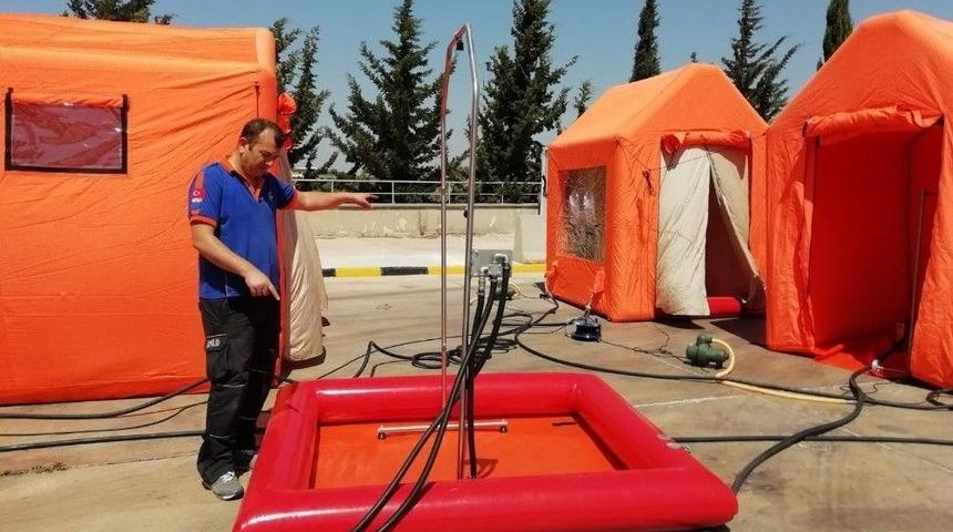 Afad&rsquo;dan Sınırda Kimyasal Saldırıya Karşı &Ouml;nlem