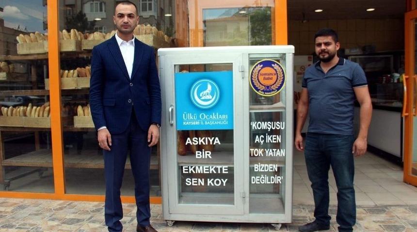 &Uuml;lk&uuml; Ocakları Kayseri&rsquo;de Askıda Ekmek Kampanyasını Başlattı