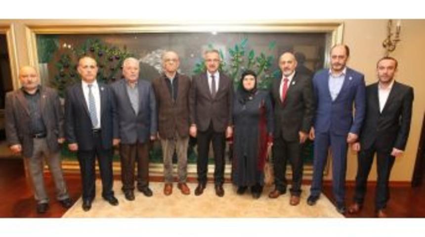 Başkan K&ouml;şker, Şehit Ve Gazi Derneklerini Ağırladı