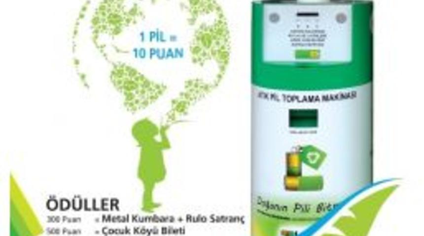 &Ouml;d&uuml;ll&uuml; Atık Pil Toplama Kampanyası Devam Ediyor
