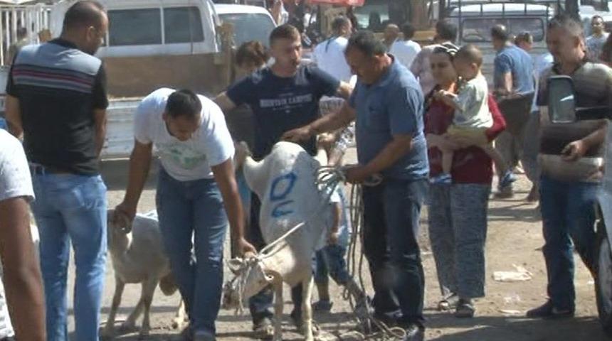 Vatandaşlar Bayramın İlk G&uuml;n&uuml;nde Kurban Pazarlarına Akın Etti