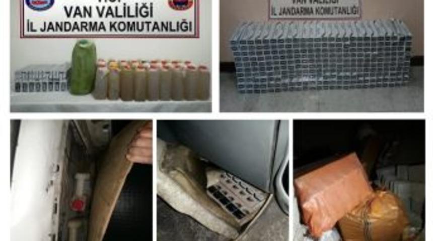 Van&rsquo;da Ka&ccedil;ak Sigara Ve Akaryakıt Operasyonu