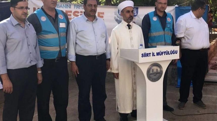 Cumhurbaşkanı Erdoğan&rsquo;ın Vekalet Verdiği Kurbanlar Siirt&rsquo;te Kesildi