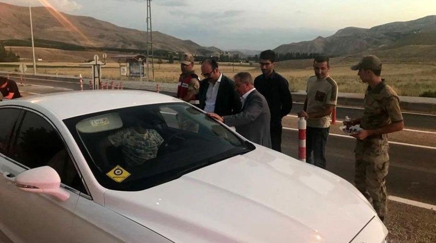 Kaymakam Erdem Trafik Denetimine Katıldı