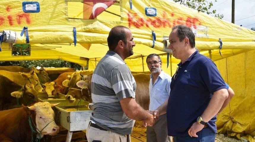 Başkan Aksu&rsquo;nun Bayram Mesaisi