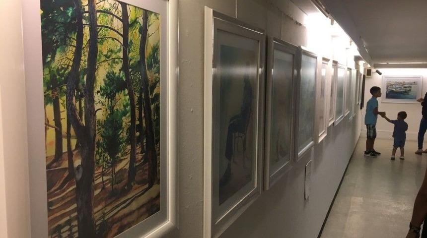 Seferihisar&rsquo;ın Ressamı Malkaya&rsquo;nın Sergisine B&uuml;y&uuml;k İlgi