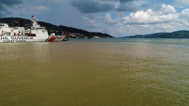 (özel Haber) Çamura Bulanan İstanbul Boğazı Havadan Görüntülendi