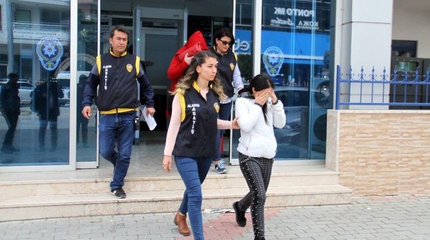 Alanya’da Fuhuş Operasyonu: 2’si Kadın 4 Gözaltı