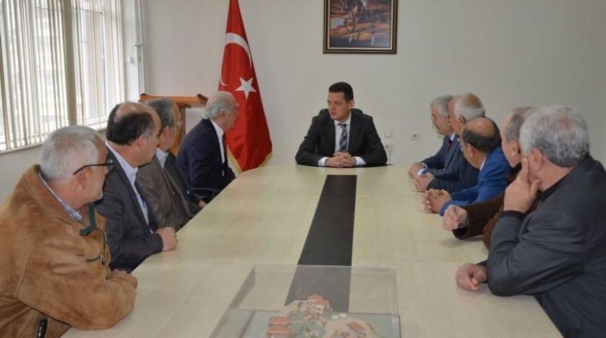 Köy Muhtarlarından Ürkmezer’e Teşekkür Ziyareti