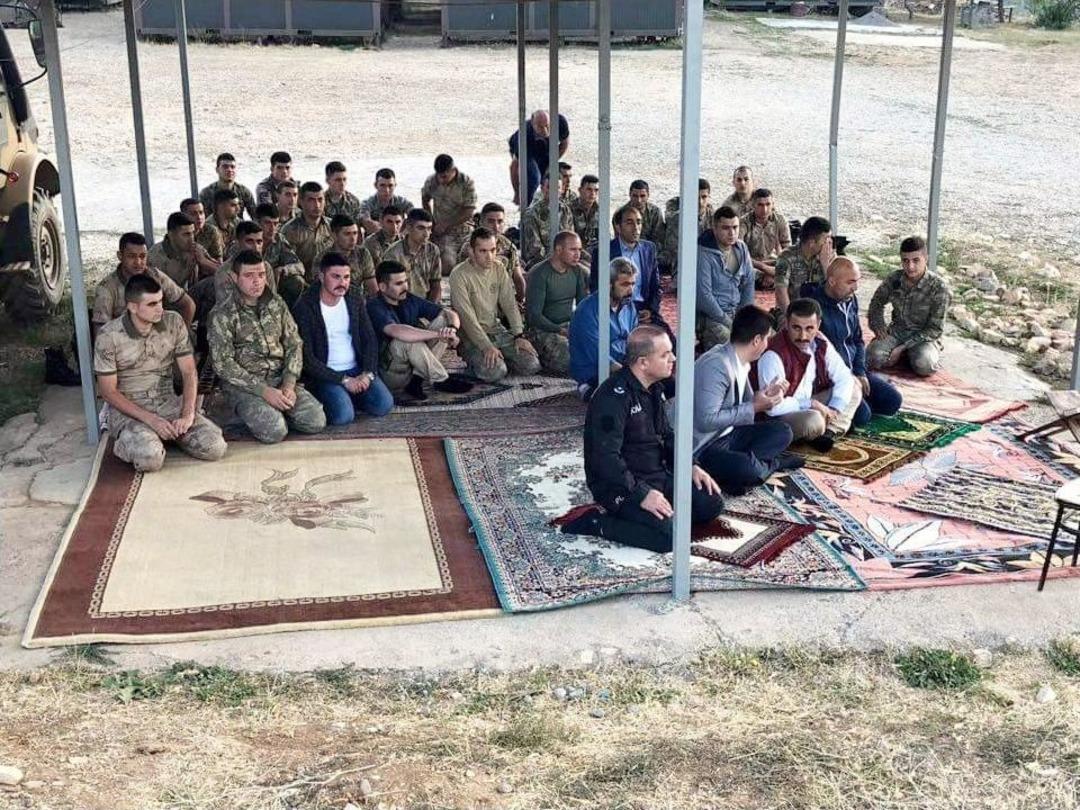 Kaymakam Alibeyoğlu Mehmet&ccedil;ikle Bayramlaştı