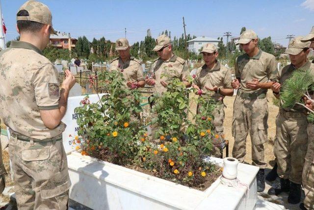 Mehmetçik Şehit Mezarlarını Ziyaret Etti