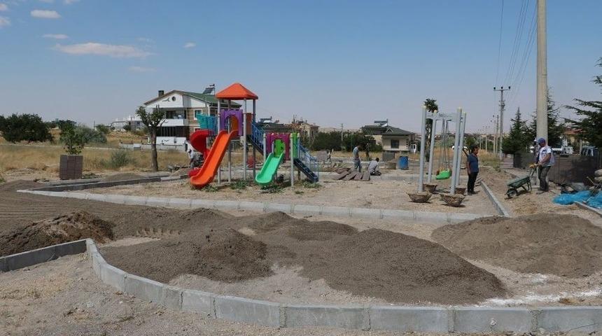 U&ccedil;hisar&rsquo;da Park Yenileme Ve Kaldırım &Ccedil;alışmaları Devam Ediyor