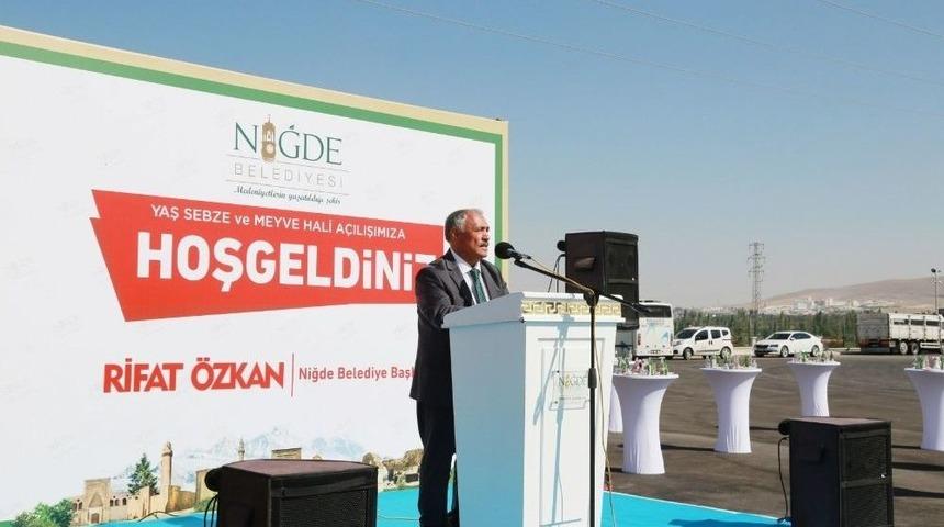B&ouml;lgenin En Modern Sebze Ve Meyve Hali Niğde&rsquo;de A&ccedil;ıldı
