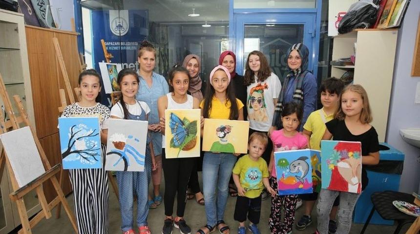 Camili Bilgi Evi Resim At&ouml;lyesi Sona Erdi