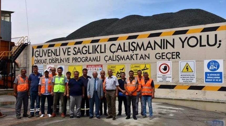 Başkan Albayrak Hacık&ouml;y Asfalt Plenti &Ccedil;alışmalarını Yerinde İnceledi