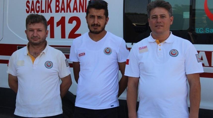 112 Çalışanı Bu Kez İnsan Hayatını Değil Güvercinin Canını Kurtardı