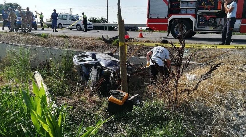 Samsun&rsquo;da Otomobil Kanala U&ccedil;tu: 1 &Ouml;l&uuml;