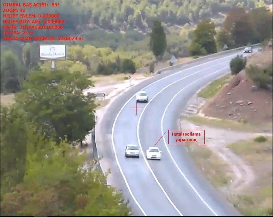 Isparta&rsquo;da Hatalı S&uuml;r&uuml;c&uuml;lere Ceza Havadan Geldi