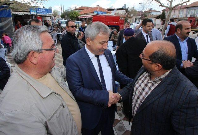 Başkan Yaralı, Kumkuyucak’ta Hayır Yemeğine Katıldı