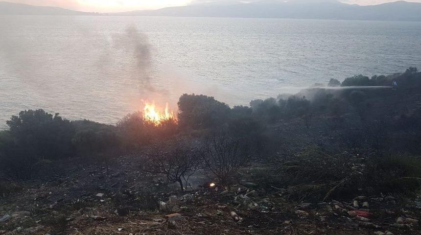 Bandırma’da Makilik Alanda Yangın