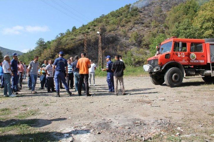 Kastamonu’da Çıkan Orman Yangını Helikopter İle Söndürüldü G4