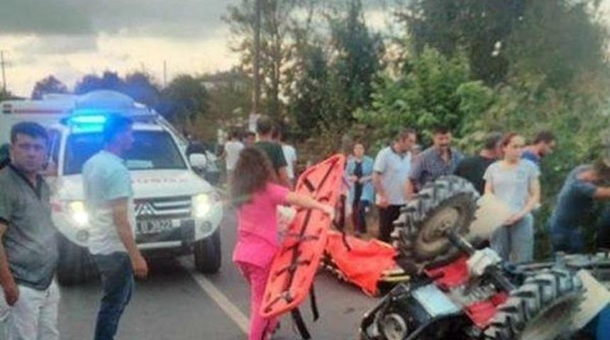 Sakarya’da Pat Pat Kazası: 8 Yaralı