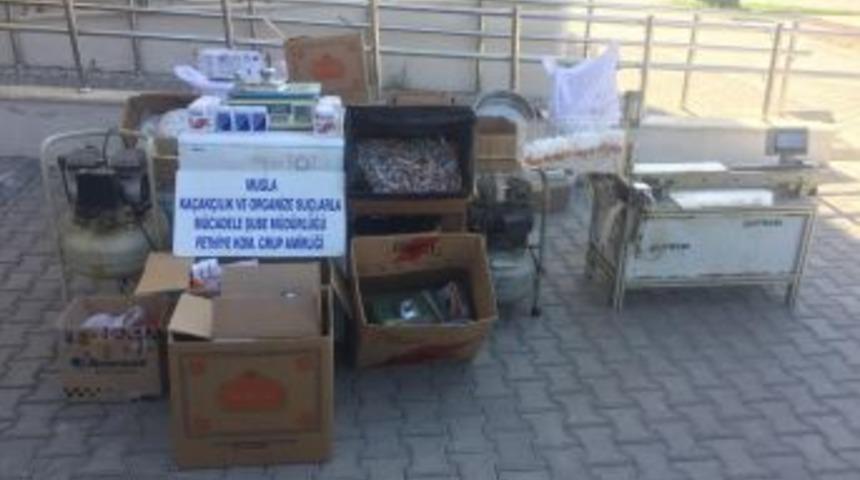 Fethiye’de Kaçak Tütün İmalathanesine Baskın: 2 Tutuklama