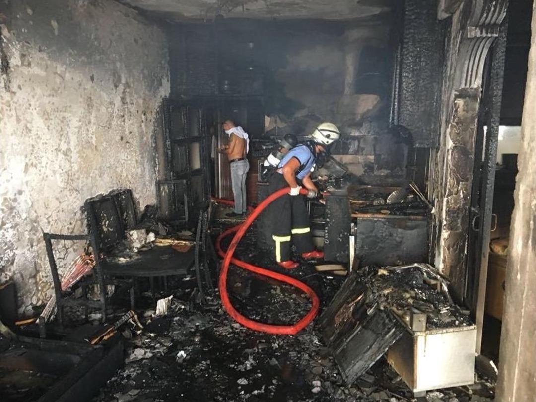 Giresun&rsquo;un Tirebolu İl&ccedil;esinde Yanan Eve İtfaiye M&uuml;dahale Etti