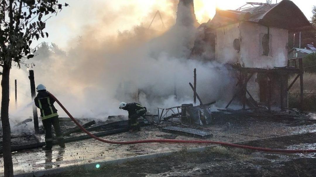 Orman Yangını Sandılar Dernek &Ccedil;ıktı