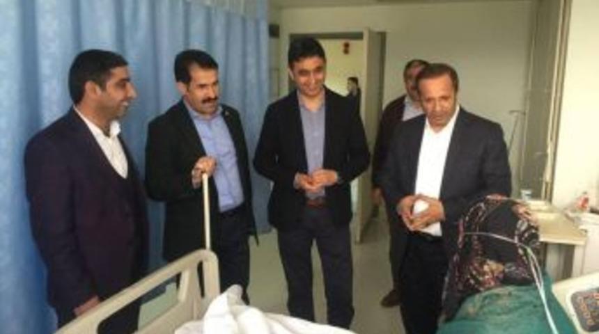 Yaman, Akbulut Ve Toltar&rsquo;dan Hasta Ziyareti