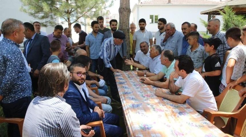 Başkan B&uuml;y&uuml;kkılı&ccedil; Gesi Mahallesinde