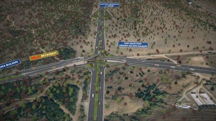 Ankara Büyükşehir Belediyesi, Bilkent Şehir Hastanesi Çevresi Yol Çalışmalarında Yeni Bir Kol Daha Açıyor G1
