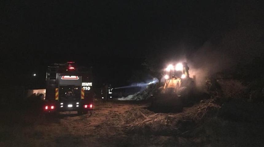 Develi&rsquo;deki Balya Yangını S&ouml;nd&uuml;r&uuml;ld&uuml;