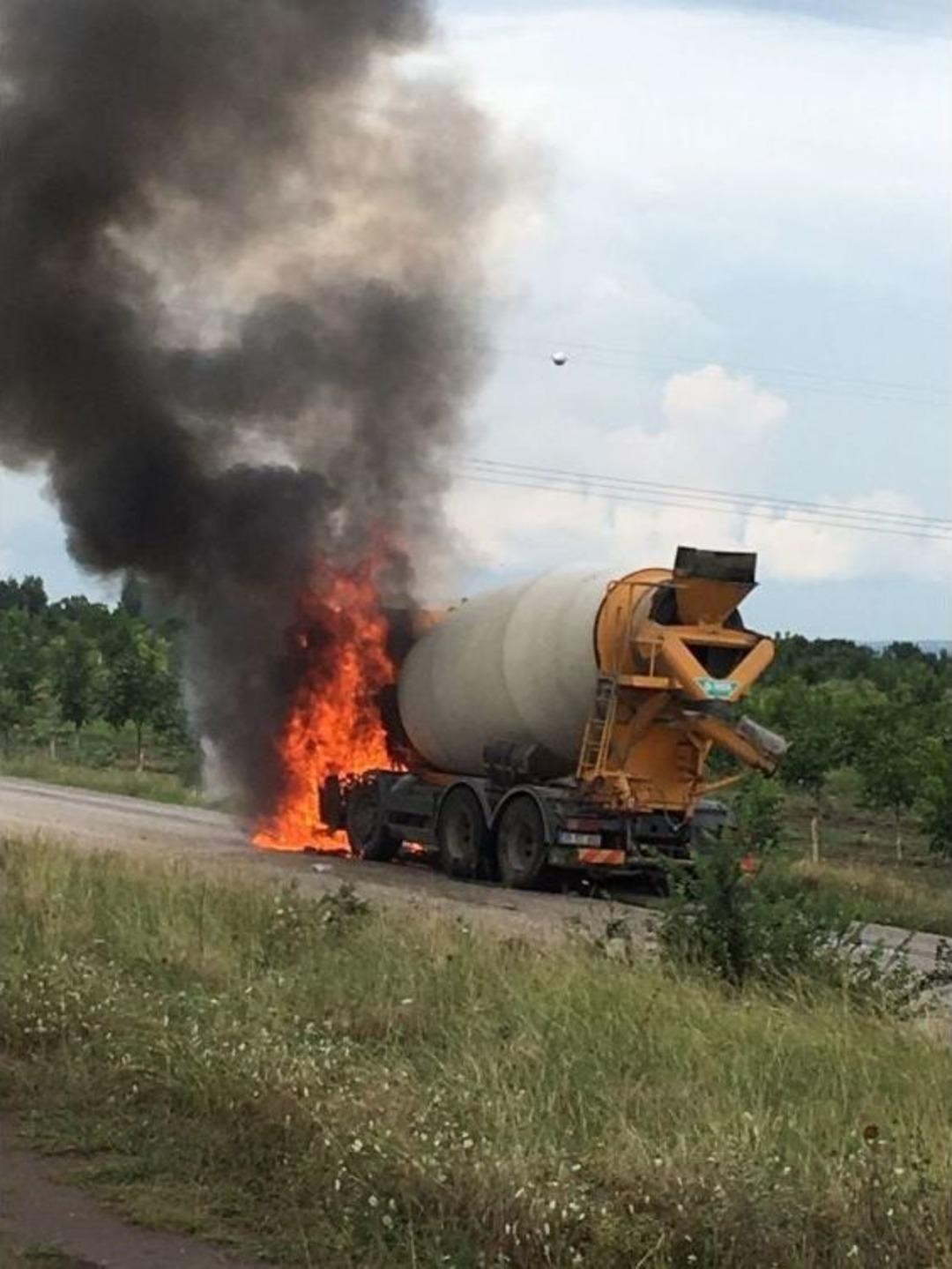 Beton Mikseri Alev Topuna D&ouml;nd&uuml;