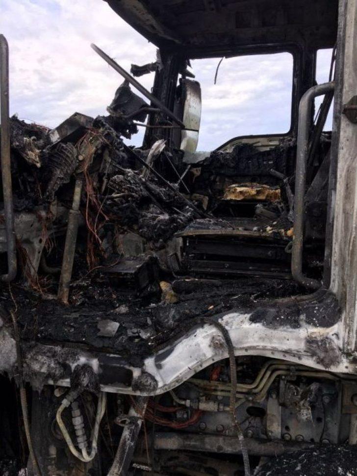 Beton Mikseri Alev Topuna Döndü G5