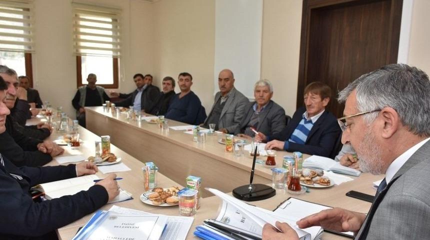 İn&ouml;n&uuml;&rsquo;de Muhtarlar Toplantısı Yapıldı