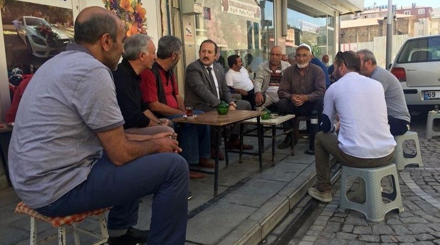 Vali Pehlivan Esnafla Bayramlaştı