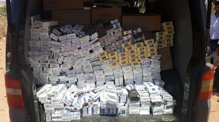 Jandarma 5 Bin Paket Ka&ccedil;ak Sigara Ele Ge&ccedil;irdi