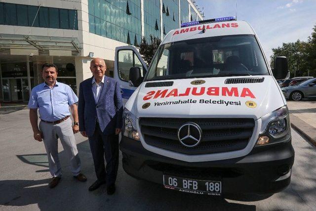 Yenimahalle’den Araç Filosuna Ambulans Takviyesi