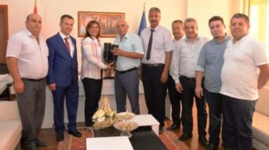 S&ouml;keli Şof&ouml;rlerden Başkan &Ccedil;er&ccedil;ioğlu&rsquo;na Ziyaret