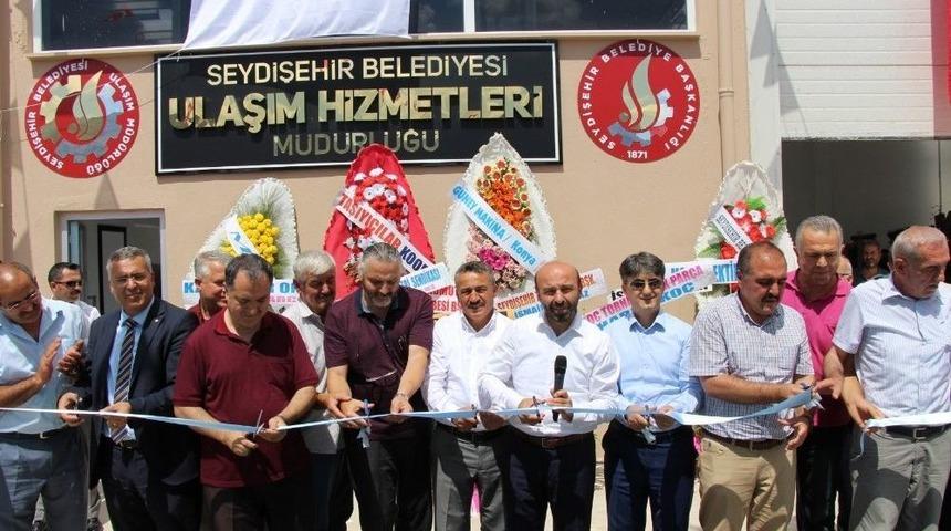 Seydişehir Belediyesi Makine Parkı Hizmet Binası A&ccedil;ıldı