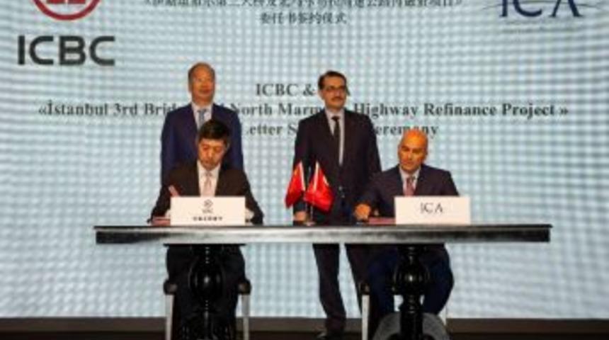 Icbc&rsquo;ye Yavuz Sultan Selim K&ouml;pr&uuml;s&uuml; Ve Kuzey Marmara Otoyolu İ&ccedil;in Refinansman Yetkisi