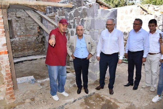 Salihli Atatürk Evi’nde Restorasyon Devam Ediyor 2