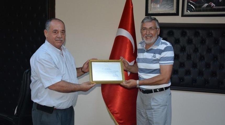 T&uuml;rk Hava Kurumu&rsquo;ndan Bozkurt&rsquo;a Teşekk&uuml;r Belgesi