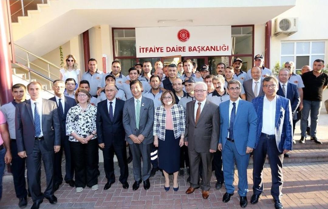 Japonya&rsquo;dan Gaziantep&rsquo;e 9 İtfaiye Aracı Hibe Edildi