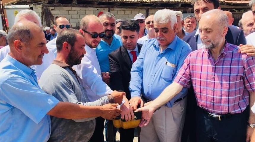 İl Başkanı Karabıyık, Cami Temel Atma T&ouml;renine Katıldı