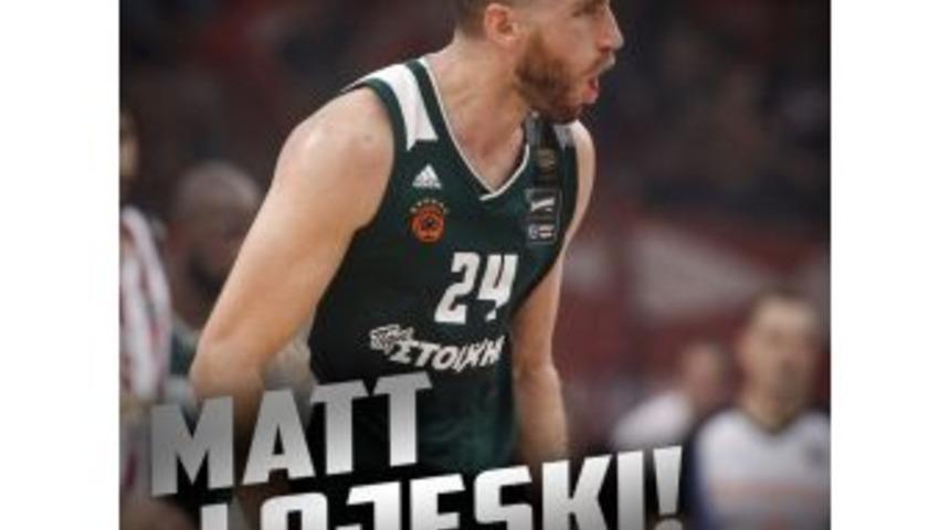 Panathinaikos, Matt Lojeski&rsquo;nin S&ouml;zleşmesini 1 Yıl Uzattı