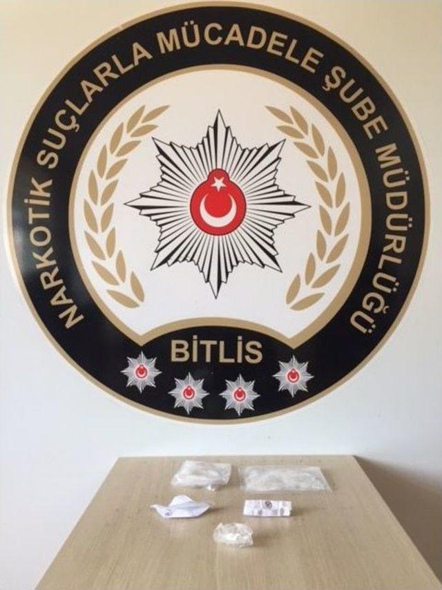 Bitlis’te Uyuşturucu Operasyonu