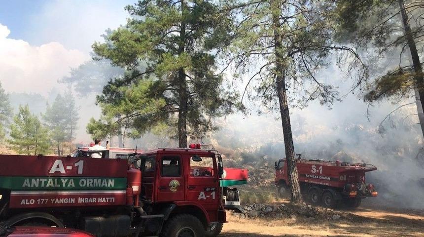 Antalya&rsquo;daki Orman Yangını Kontrol Altına Alındı